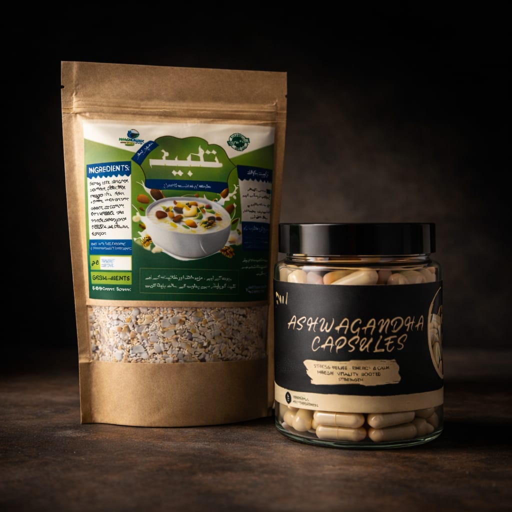 Talbina Supreme 1kg+30 Ashwagandha Capsule combo