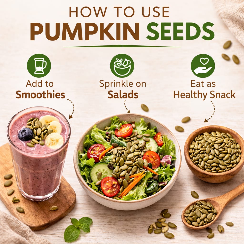 Granni Basket pumpkin seeds stand-up pouch packaging showing raw pumpkin seeds pepitas healthy superfood