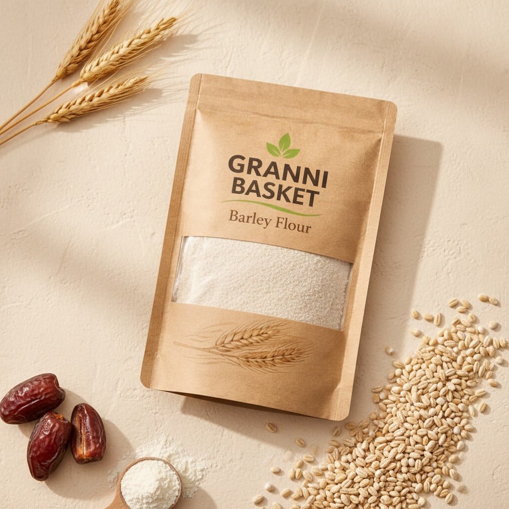 Granni Basket Barley Flour – Natural High Fiber Healthy Flour - Premium quality from Granni Basket | Granni Basket