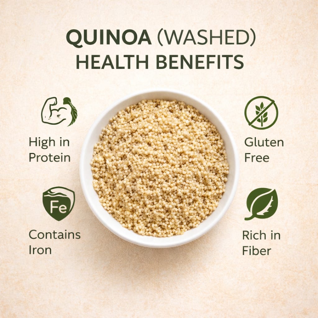 Premium Quinoa (Washed) - 100% Organic & Gluten - Free Superfood - Premium quality from Granni Basket | Granni Basket
