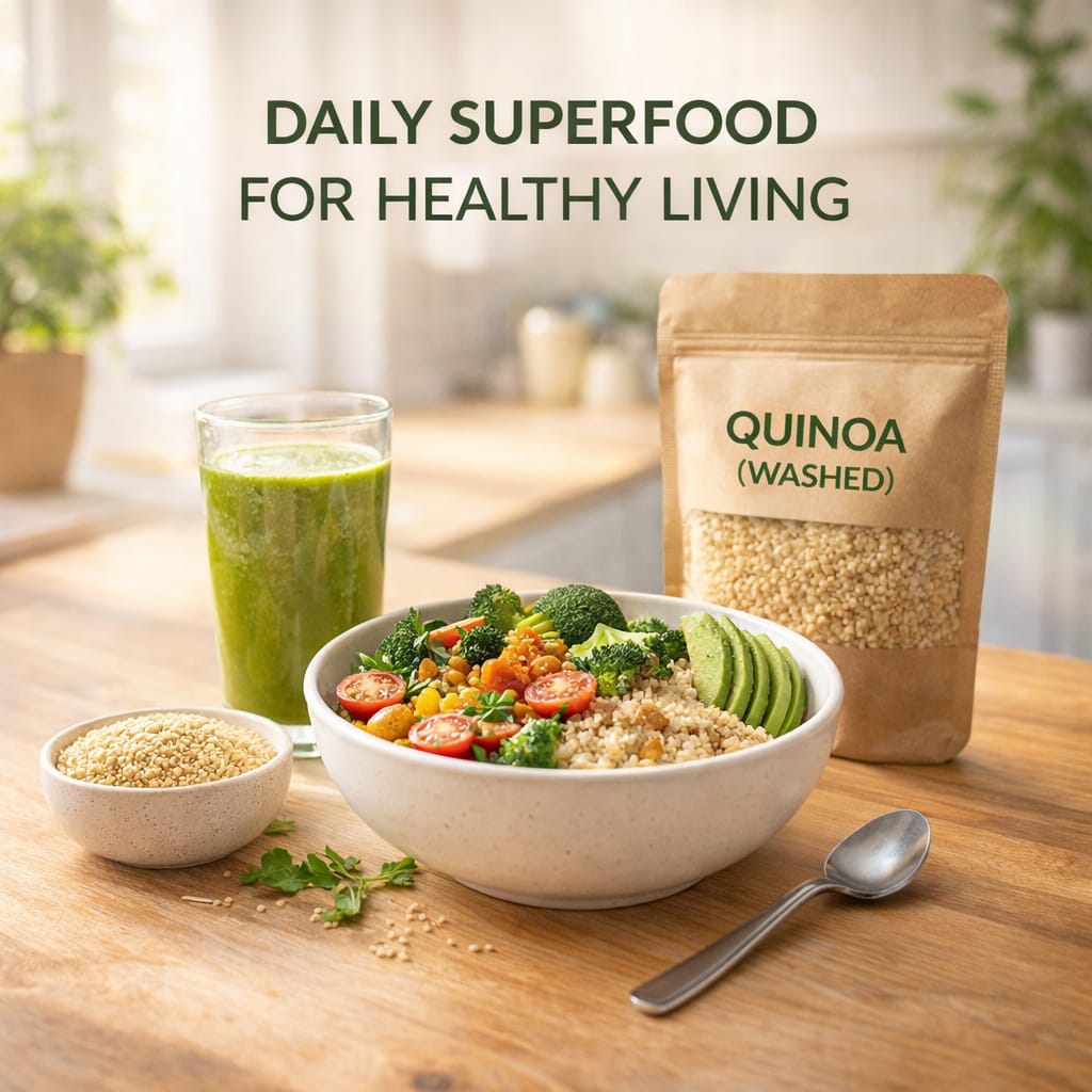 Premium Quinoa (Washed) - 100% Organic & Gluten - Free Superfood - Premium quality from Granni Basket | Granni Basket