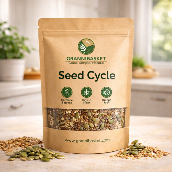 Premium Seed Cycle Kit - Natural Hormonal Balance & Wellness for Women - Premium quality from Granni Basket | Granni Basket