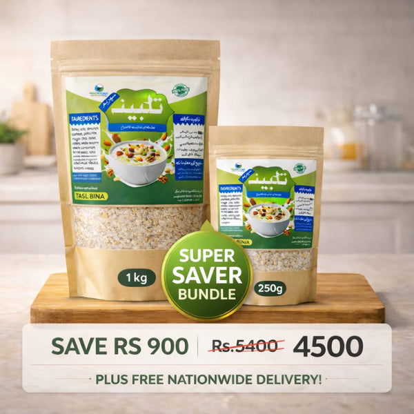 Talbina Supreme family pack 1kg + 250g premium barley nutrition bundle